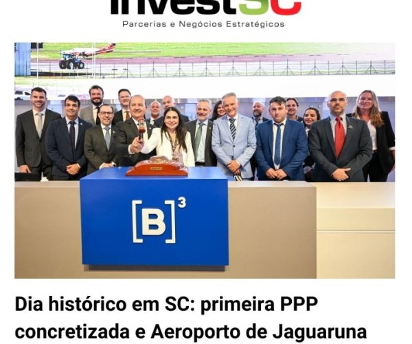 SCPar Invest SC: Protagonista na Primeira PPP de Santa Catarina para Expansão do Aeroporto de Jaguaruna