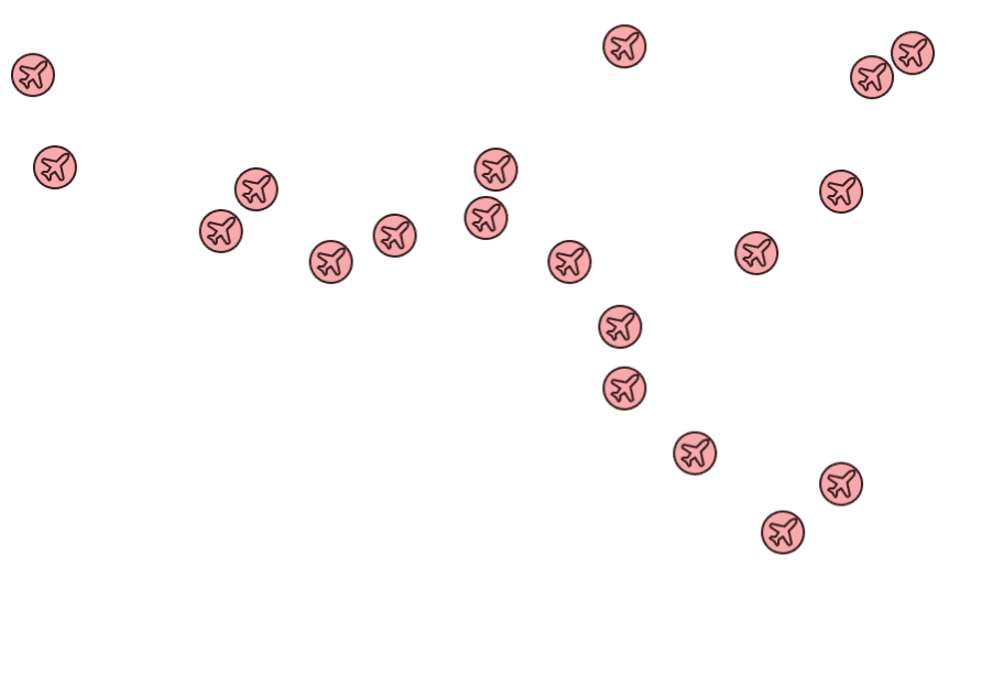 Camada de Aeroportos Regionais
