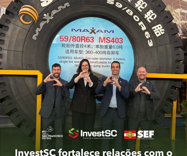 InvestSC fortalece relações com o grupo Sailun em visita técnica à província de Shandong, China