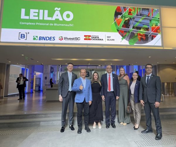 Santa Catarina consolida modelo de concessões com leilão do Complexo Prisional de Blumenau na B3